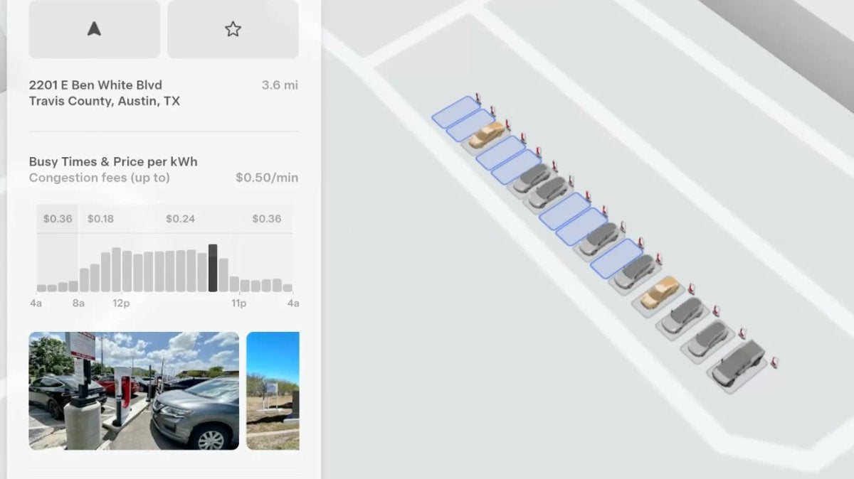 Tesla Adds Cybercab to Its 3D Supercharger Site Maps