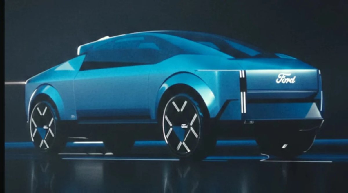 Ford’s New $30K EV Truck is a Tesla Cybertruck Underneath