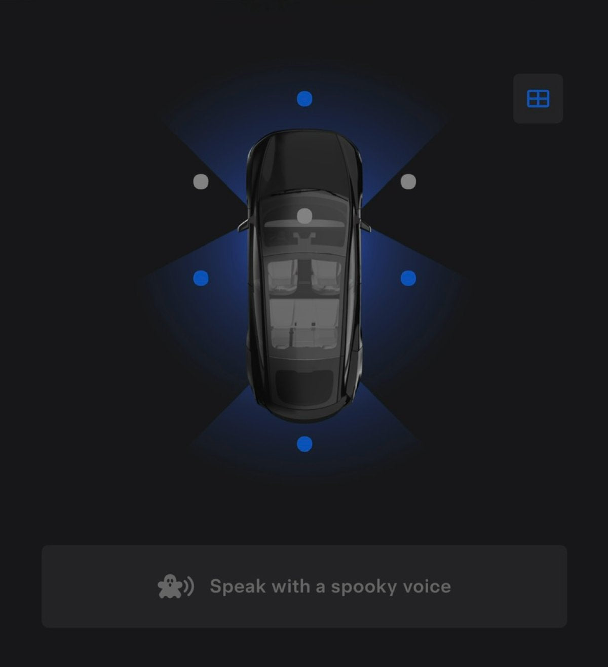 Tesla App 4.61.6 Adds Spooky Voice and Sentry Filters
