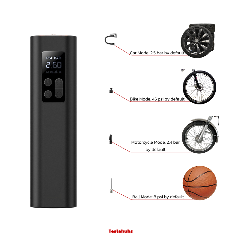 Pompa d'Aria Portatile TeslaHubs™