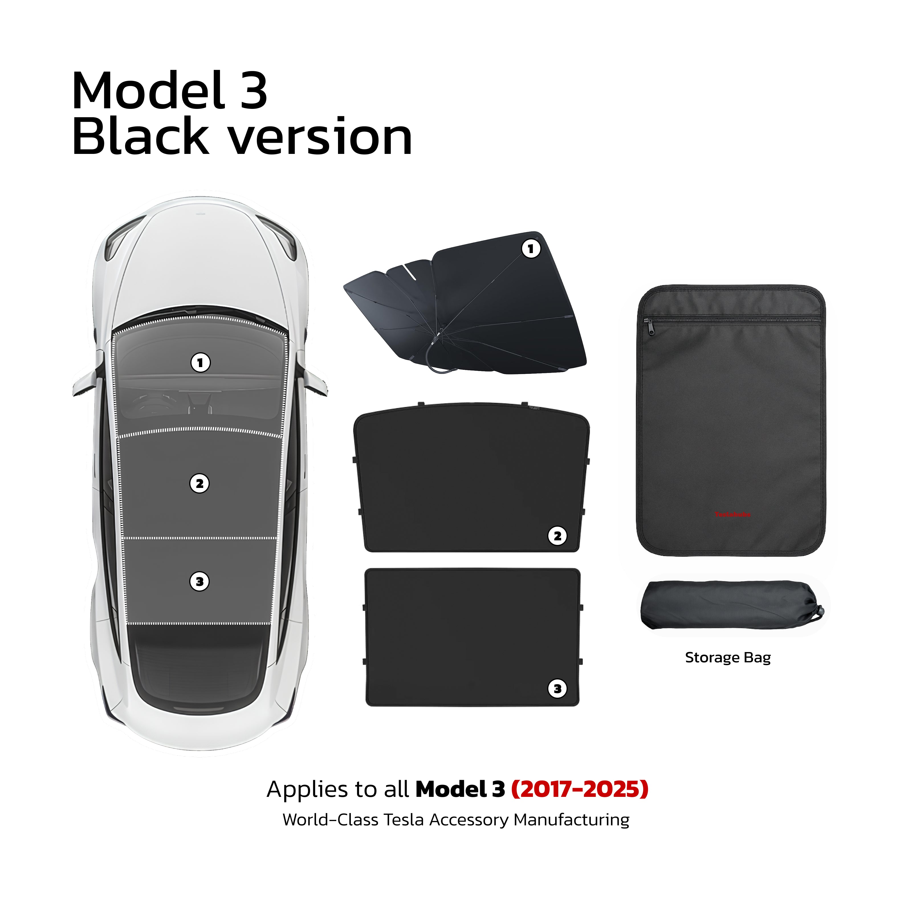 Kit Pro Parasole Tetto Teslahubs™