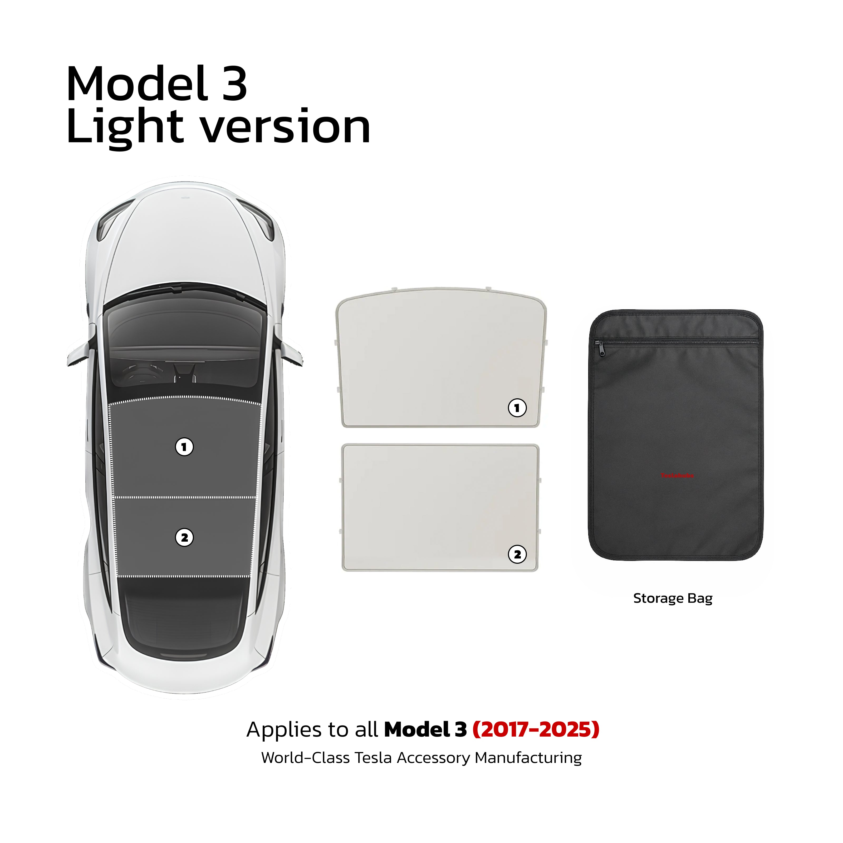 Kit Pro Parasole Tetto Teslahubs™