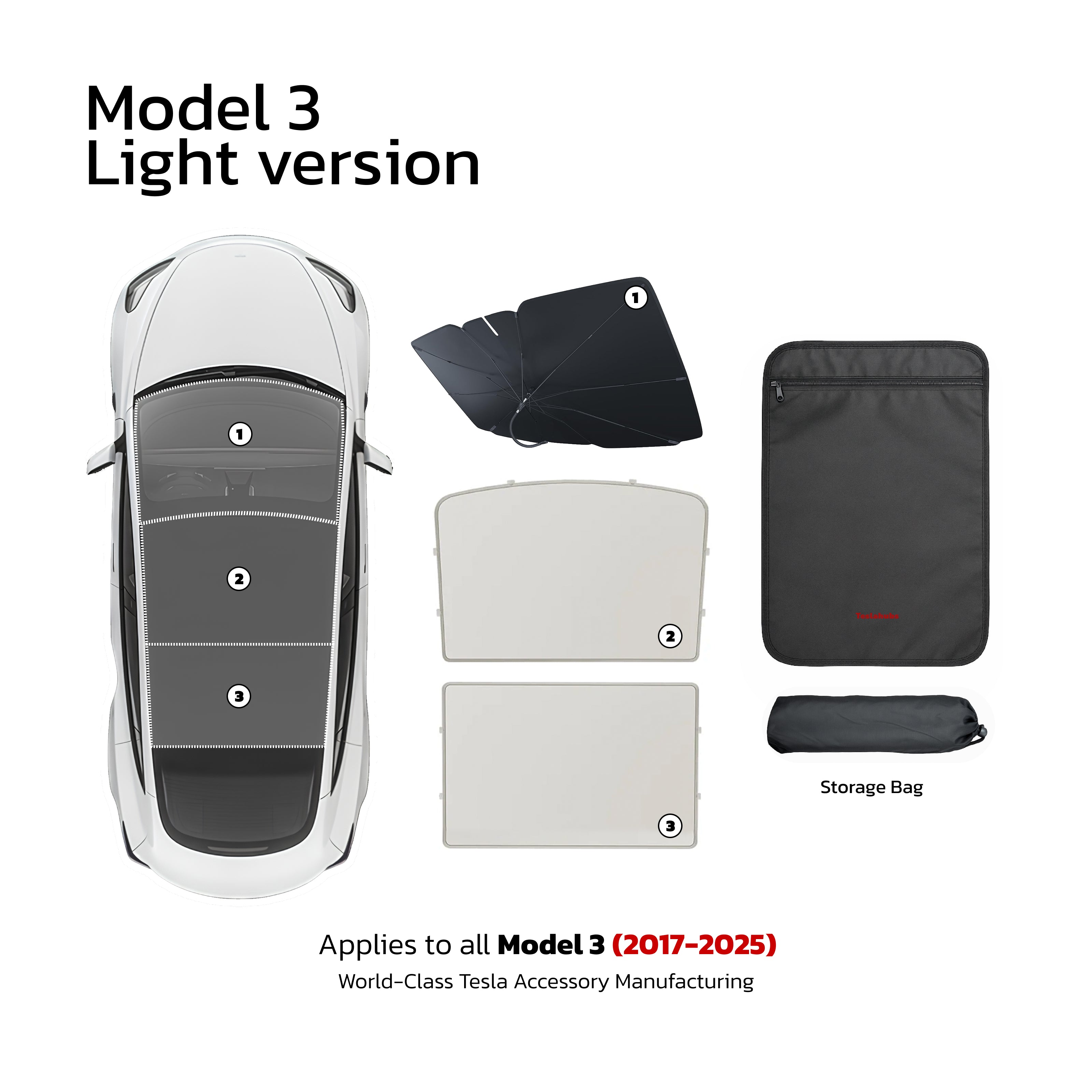 Kit Pro Parasole Tetto Teslahubs™