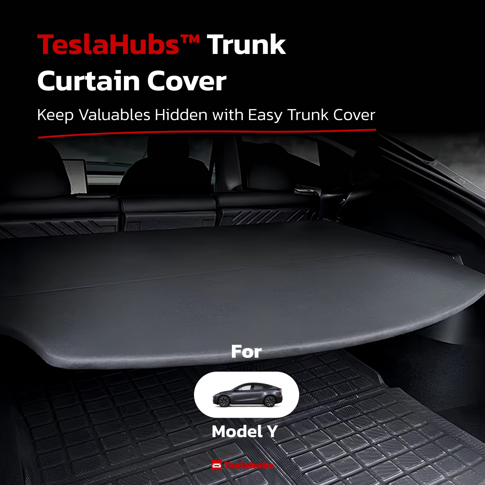Teslahubs™ Kofferraum-Vorhangabdeckung