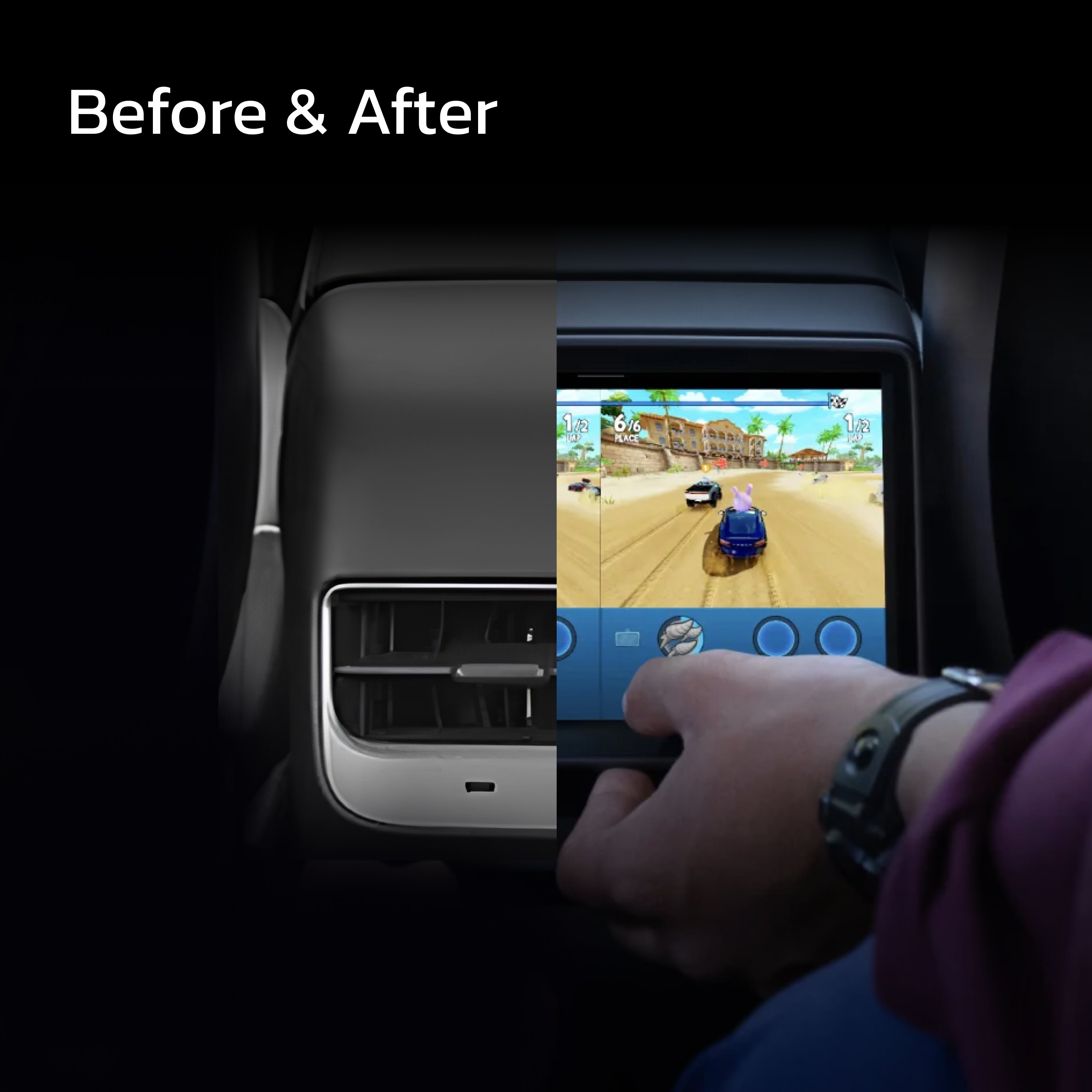 Schermo Display Posteriore Teslahubs™