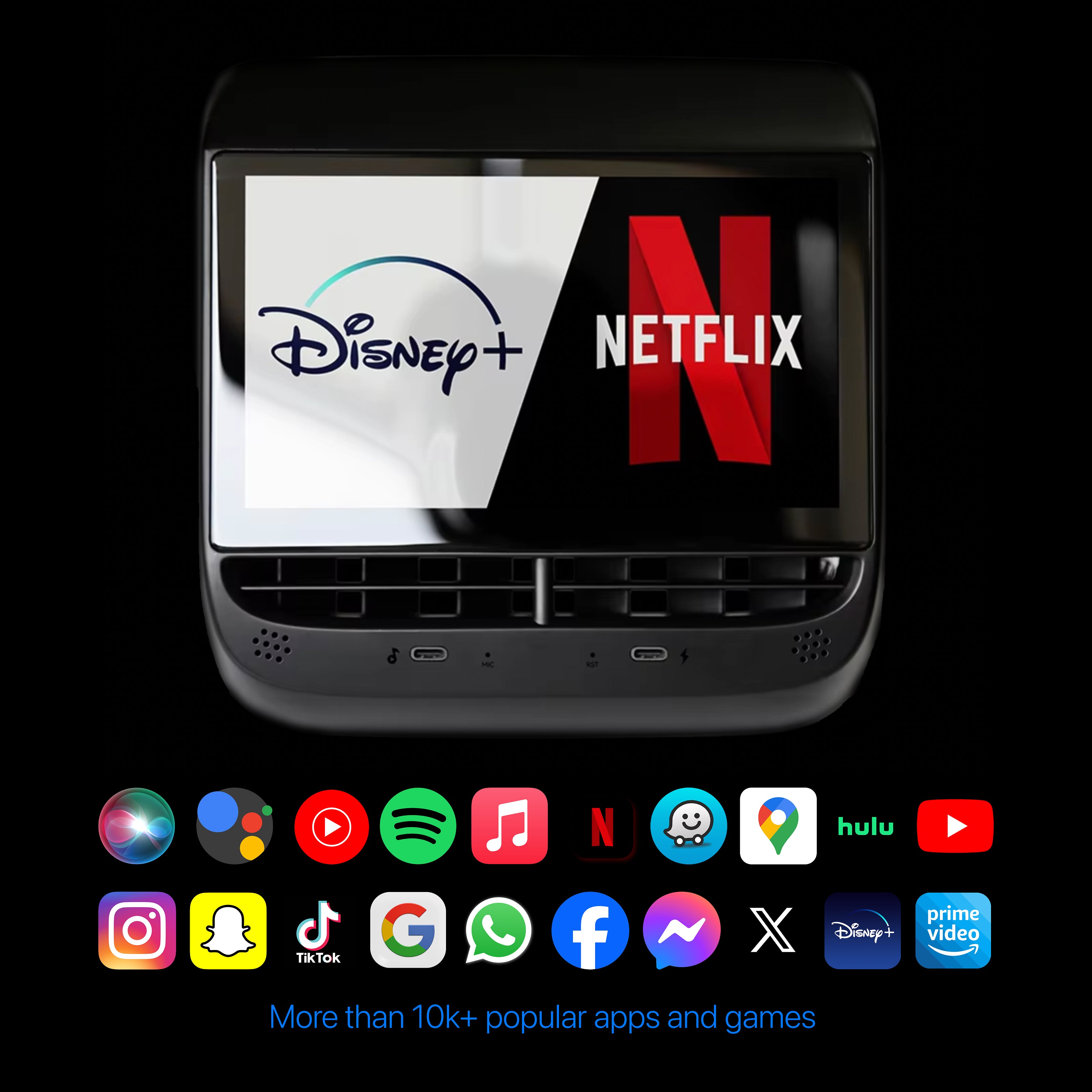 Schermo Display Posteriore Teslahubs™