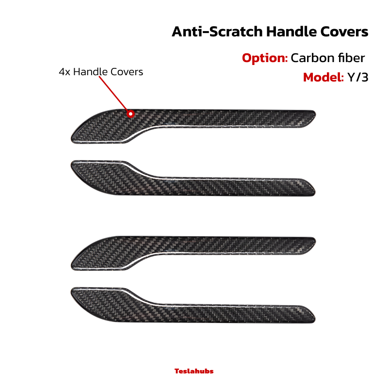 TeslaHubs™ Luminous Anti-Scratch Handle Covers