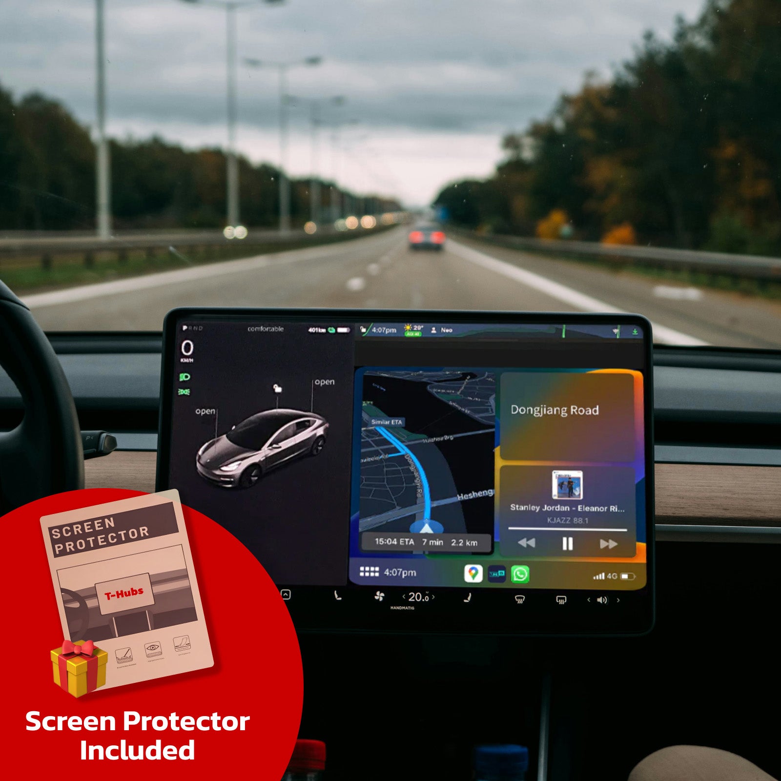 T-hubs™ MagicBox – CarPlay-Kit für Y, 3, S, X, Cybertruck