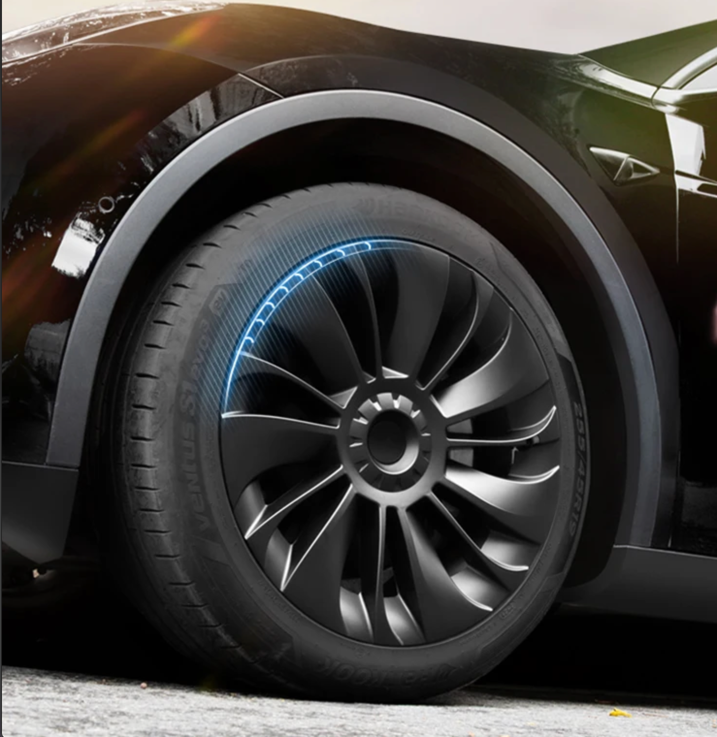 Teslahubs™ Coprimozzo da 19 pollici per Model Y