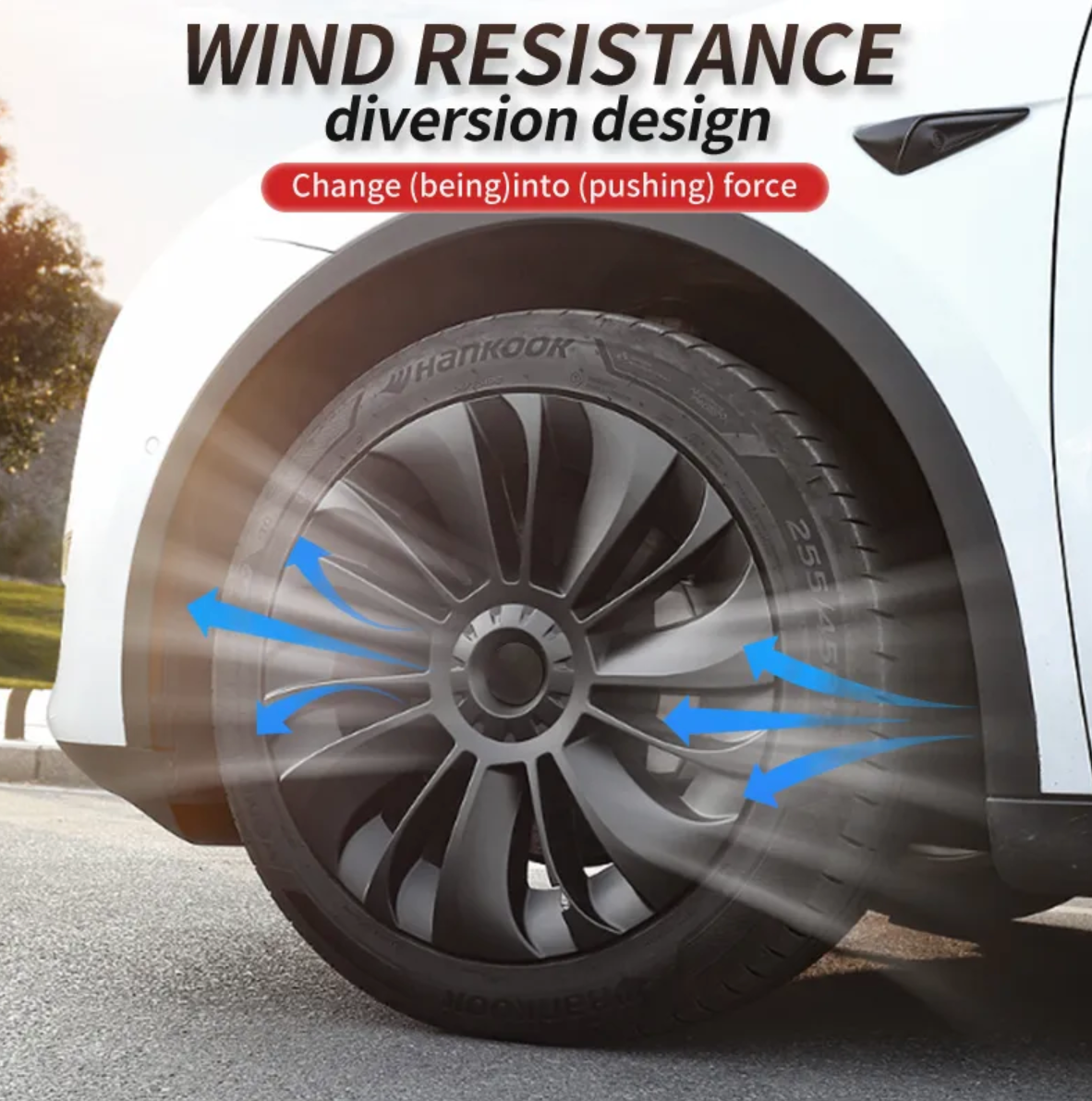 Teslahubs™ Coprimozzo da 19 pollici per Model Y