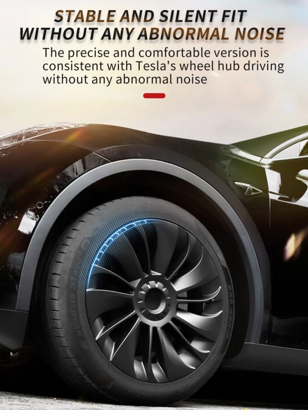 Teslahubs™ Coprimozzo da 19 pollici per Model Y