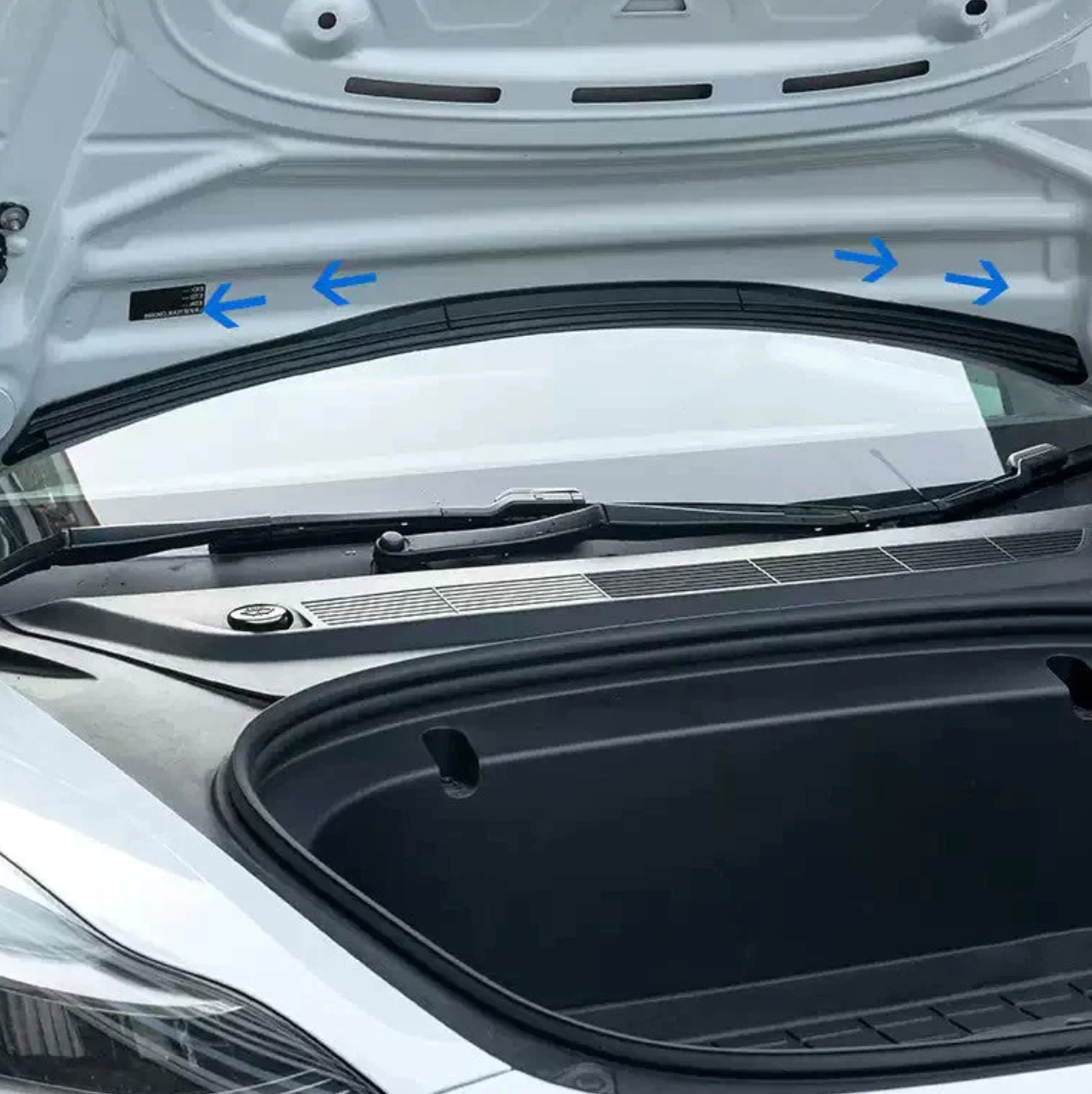 Teslahubs™ Frunk Guard : protection contre les fuites et la poussière
