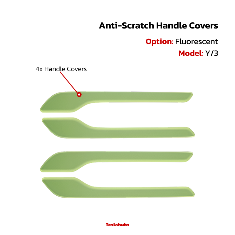 TeslaHubs™ Luminous Anti-Scratch Handle Covers