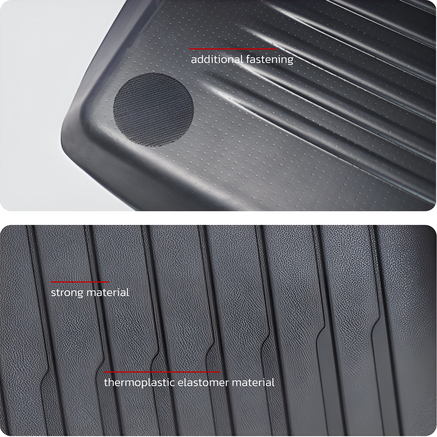 TeslaHubs™ Tapis toutes saisons premium pour Model 3/Y