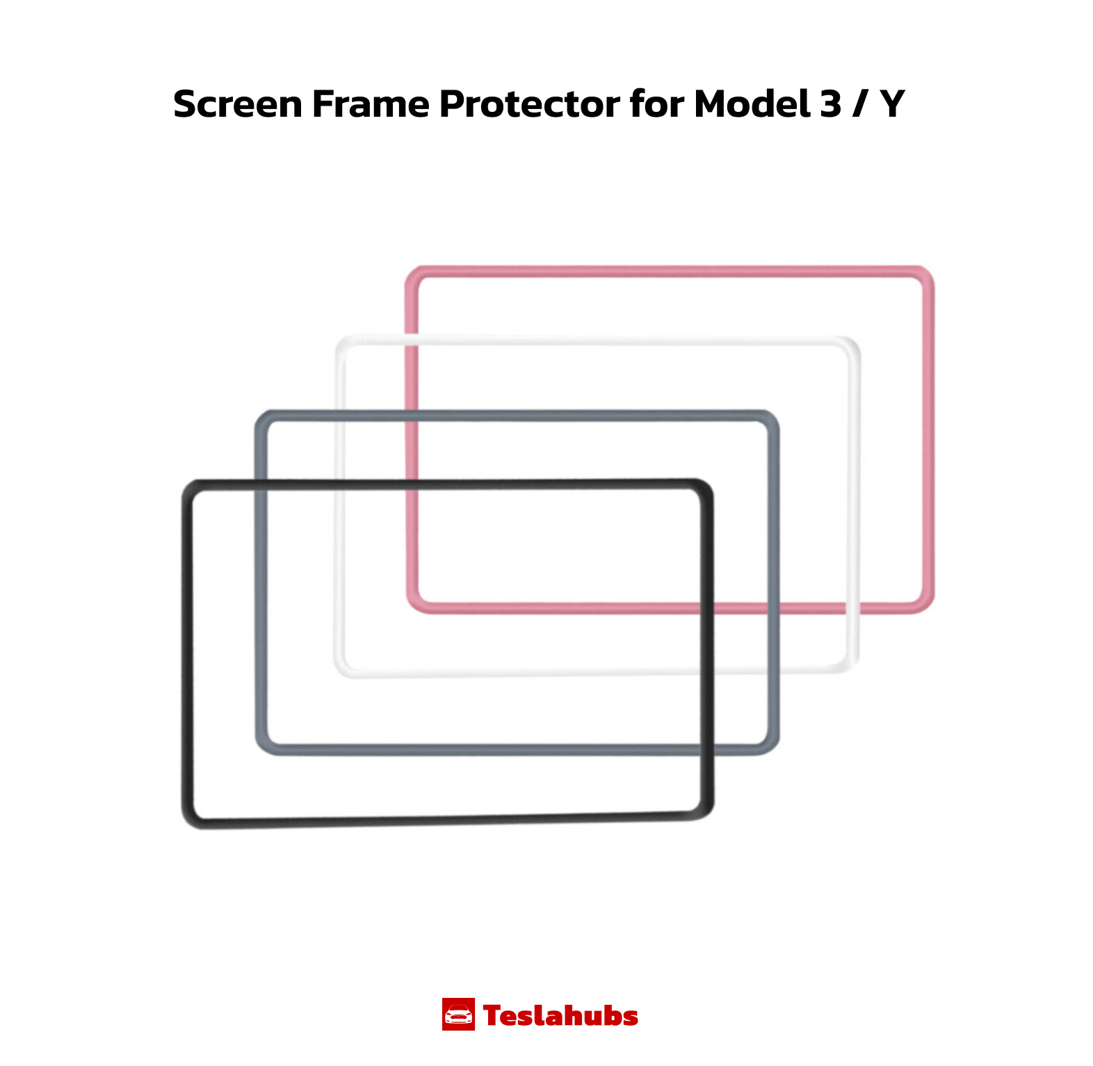 Teslahubs™ Protezione per cornice dello schermo per Model 3 / Y
