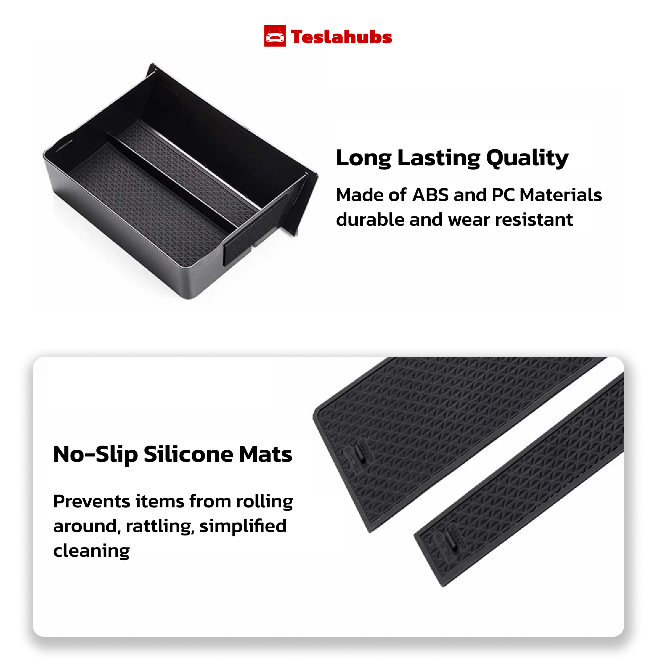 Teslahubs™ tiroir de rangement pour Model X/S