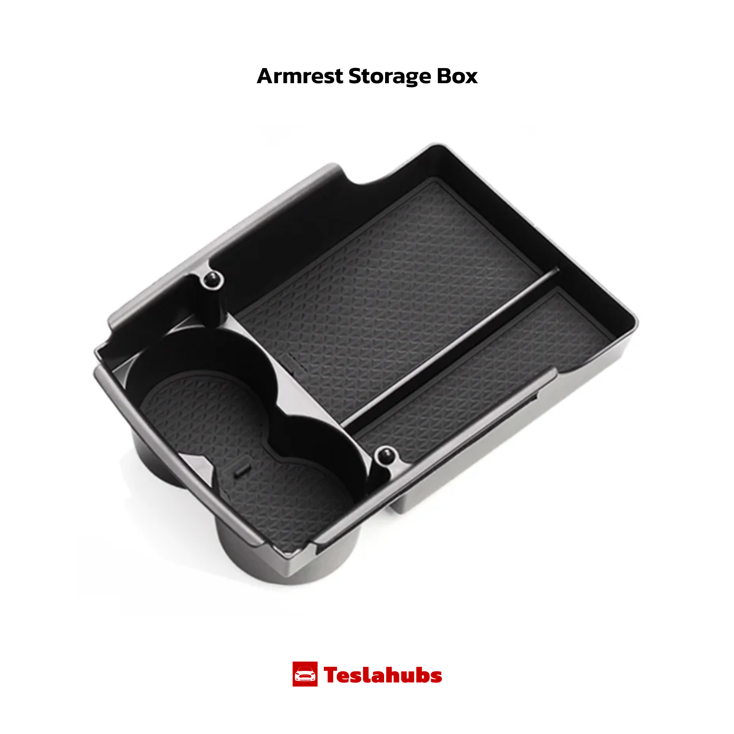 Teslahubs™ Scatola portaoggetti per bracciolo per Tesla Model X/S