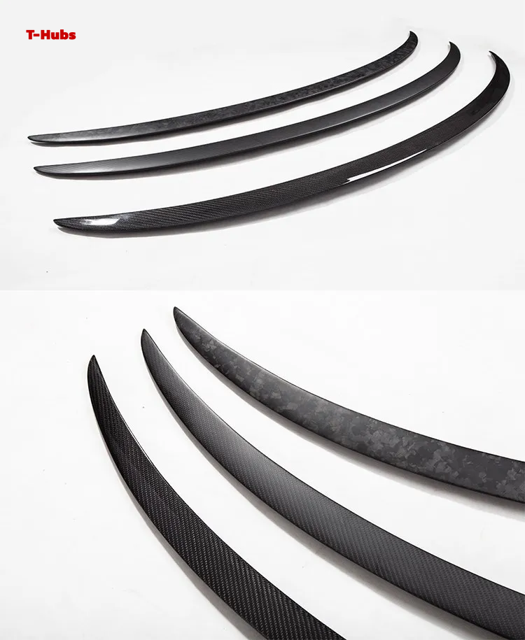 Becquet en fibre de carbone durci TeslaHubs™