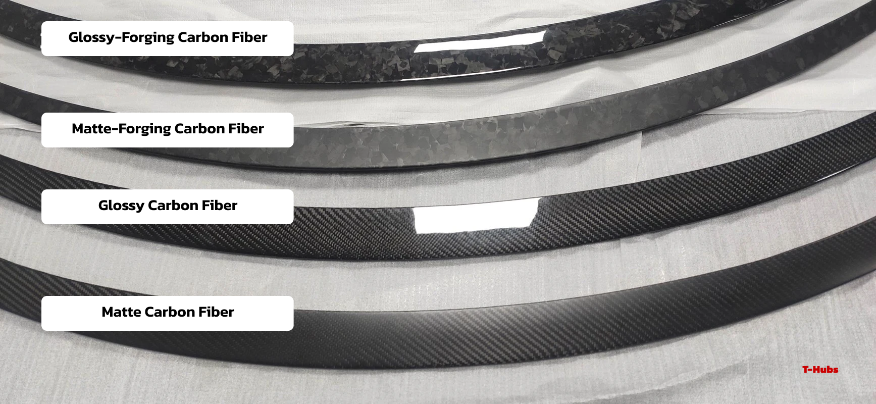 Becquet en fibre de carbone durci TeslaHubs™