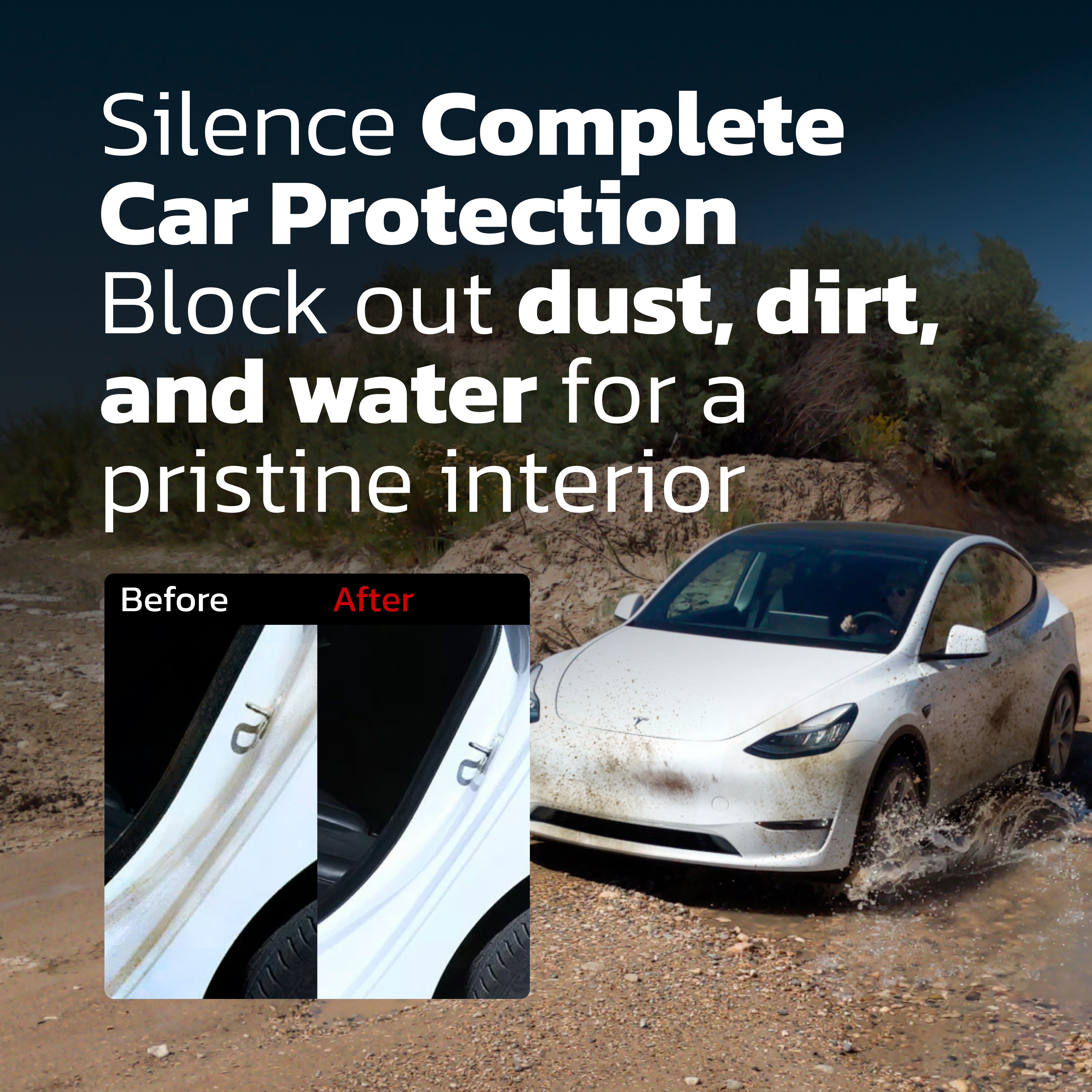 TeslaHubs™ ProGuard: Advanced Noise Reduction & Weatherproofing Kit