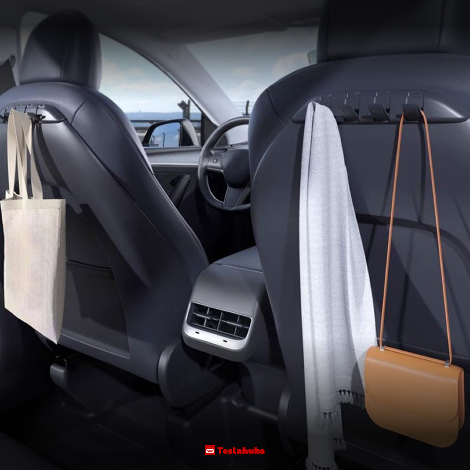 Set di Ganci per Sedile Posteriore Teslahubs™