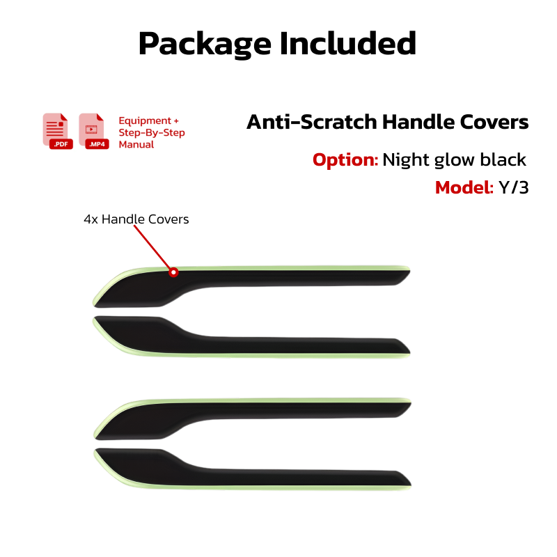 TeslaHubs™ Luminous Anti-Scratch Handle Covers