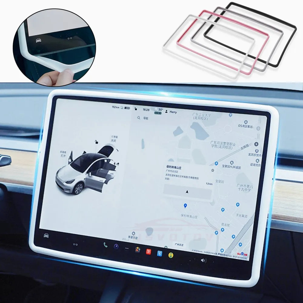 Teslahubs™ Protezione per cornice dello schermo per Model 3 / Y