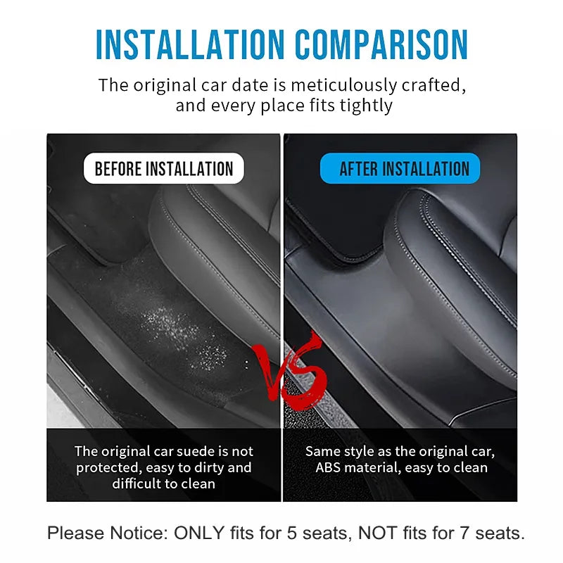 Protection du joint de porte Teslahubs™ pour le modèle Y