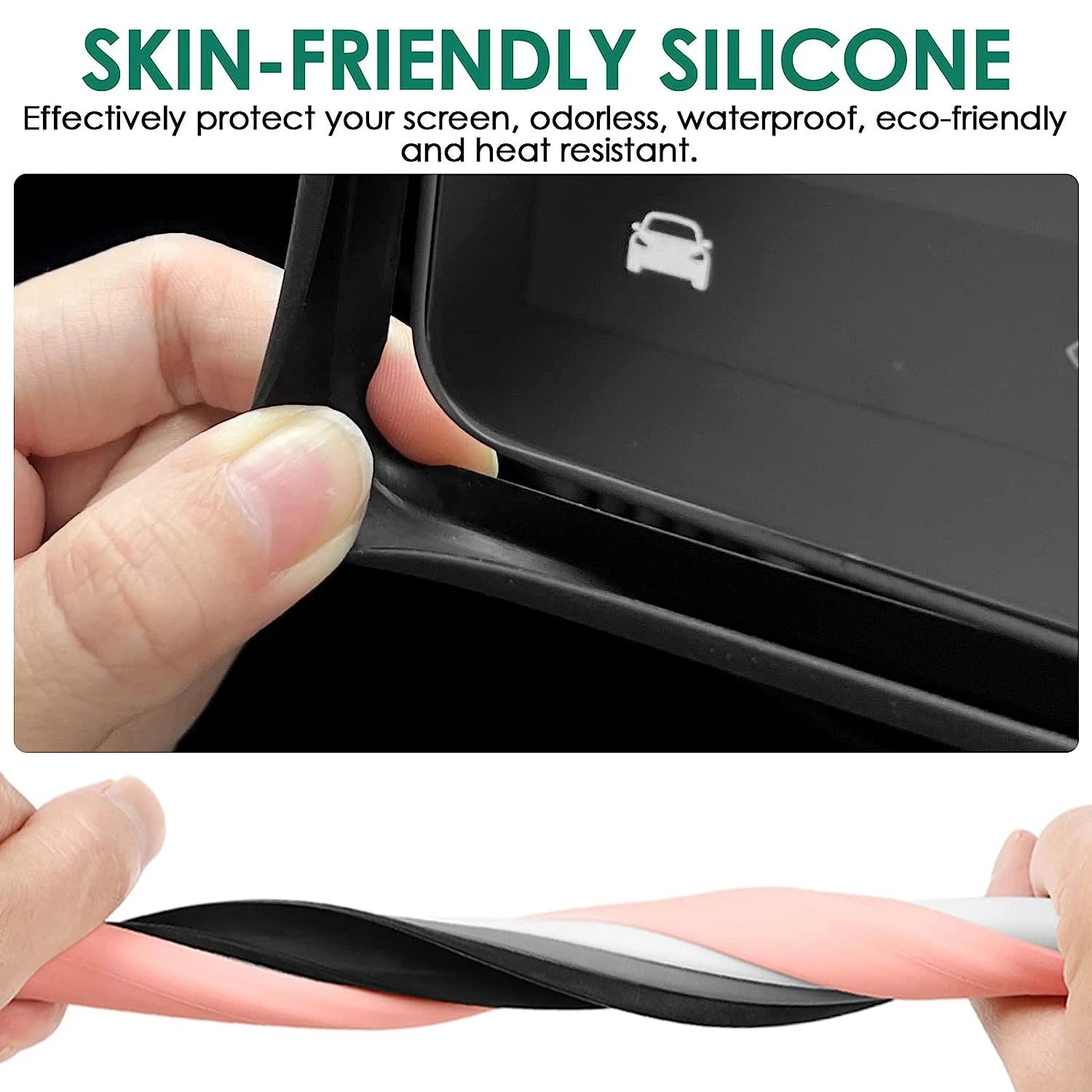 Teslahubs™ Protezione per cornice dello schermo per Model 3 / Y