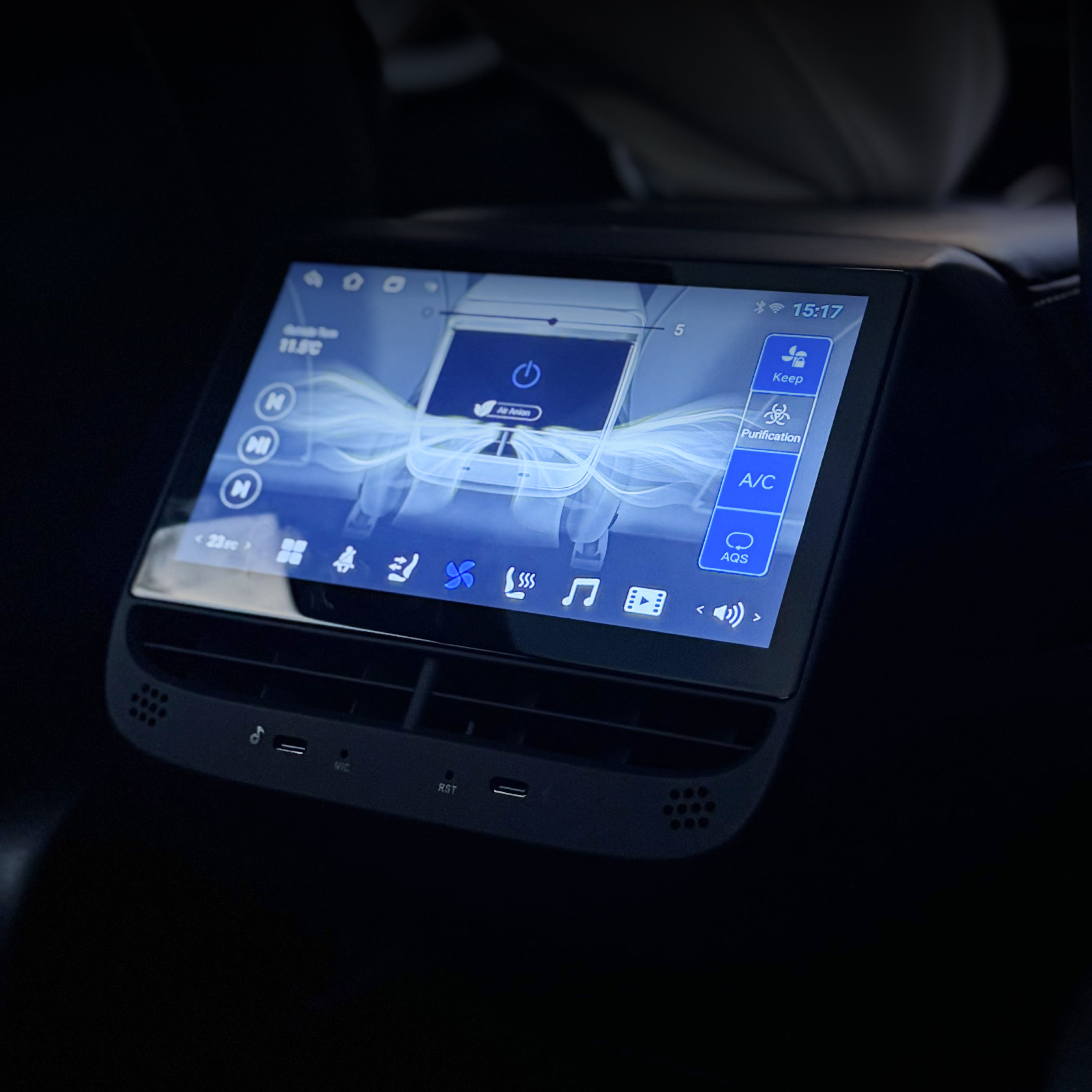 Teslahubs™ Rear Display Screen