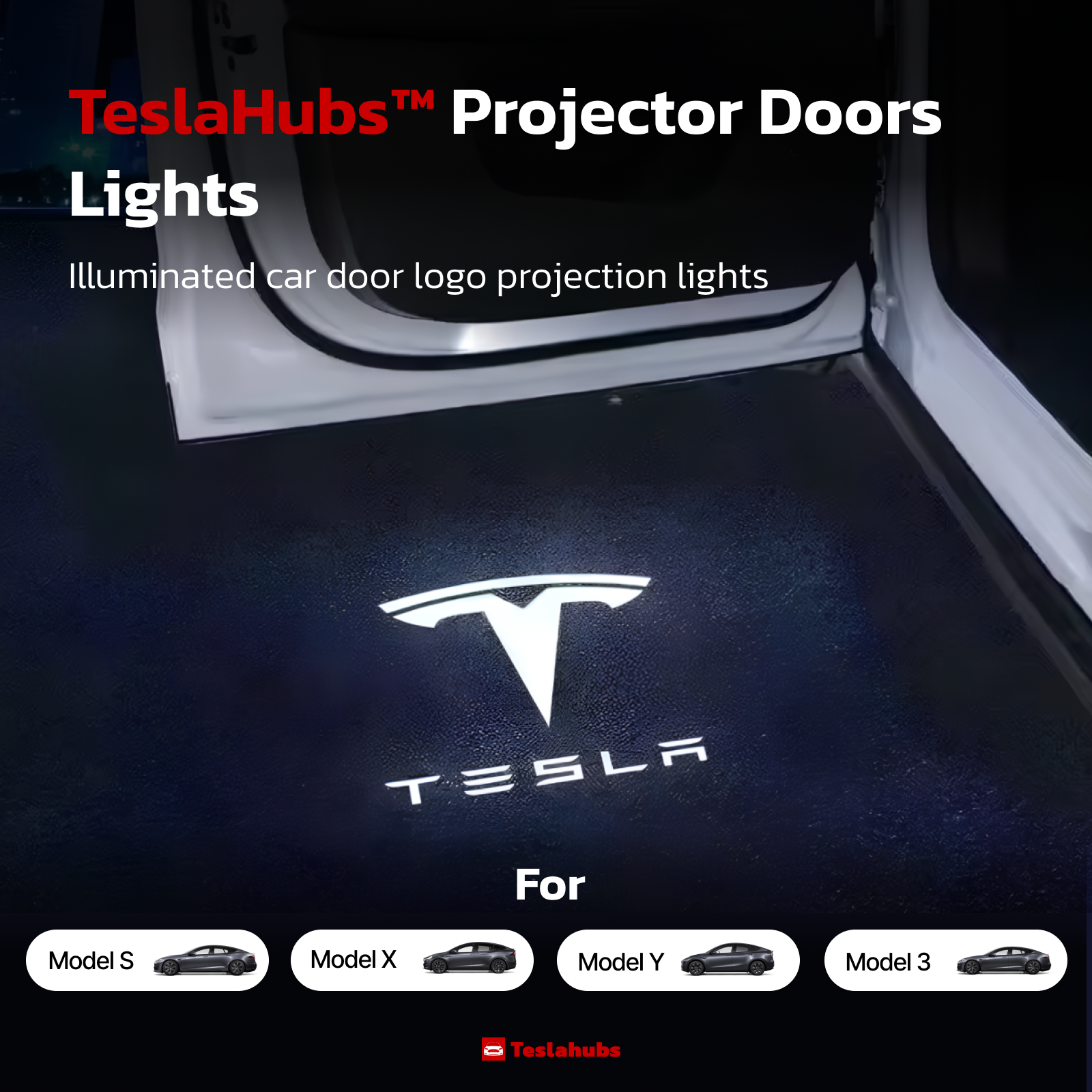 Teslahubs™ Projektor-Türlichter