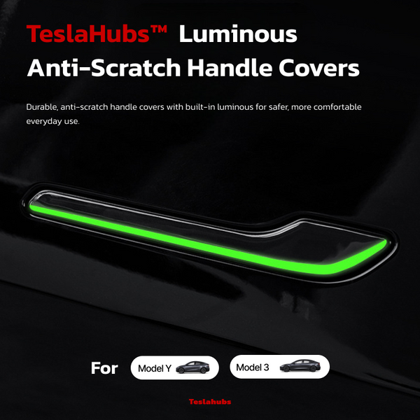 Coperture Maniglia Luminose Antigraffio TeslaHubs™