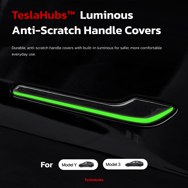 TeslaHubs™ Luminous Anti-Scratch Handle Covers