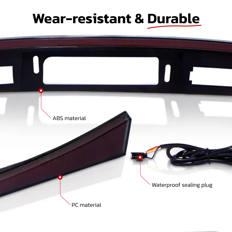 TeslaHubs™ Knight Rider Full-Width Strip Tail Light