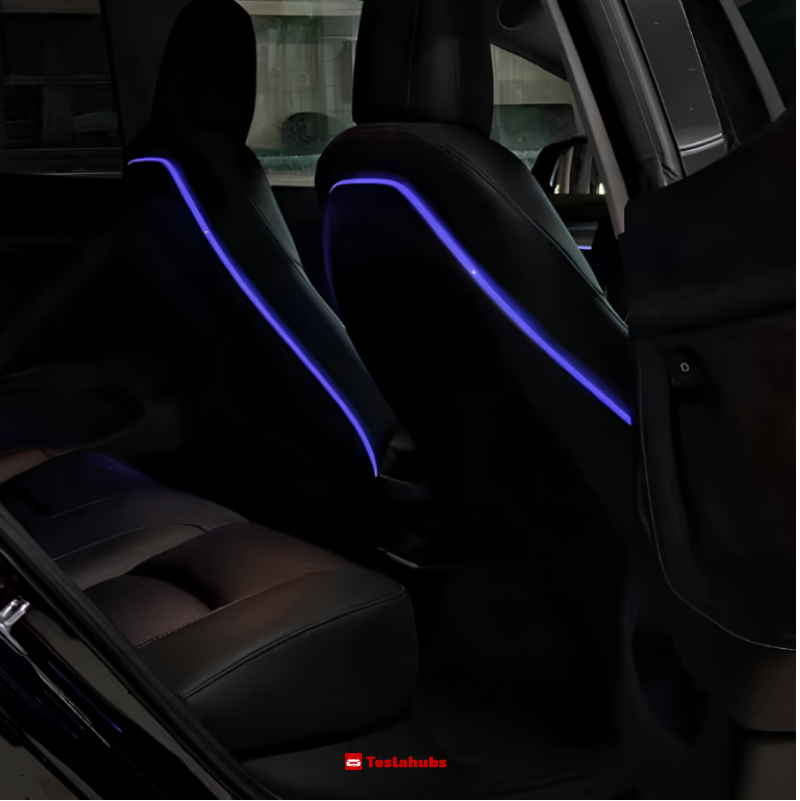 Luci Ambientali RGB per Sedili Posteriori TeslaHubs™