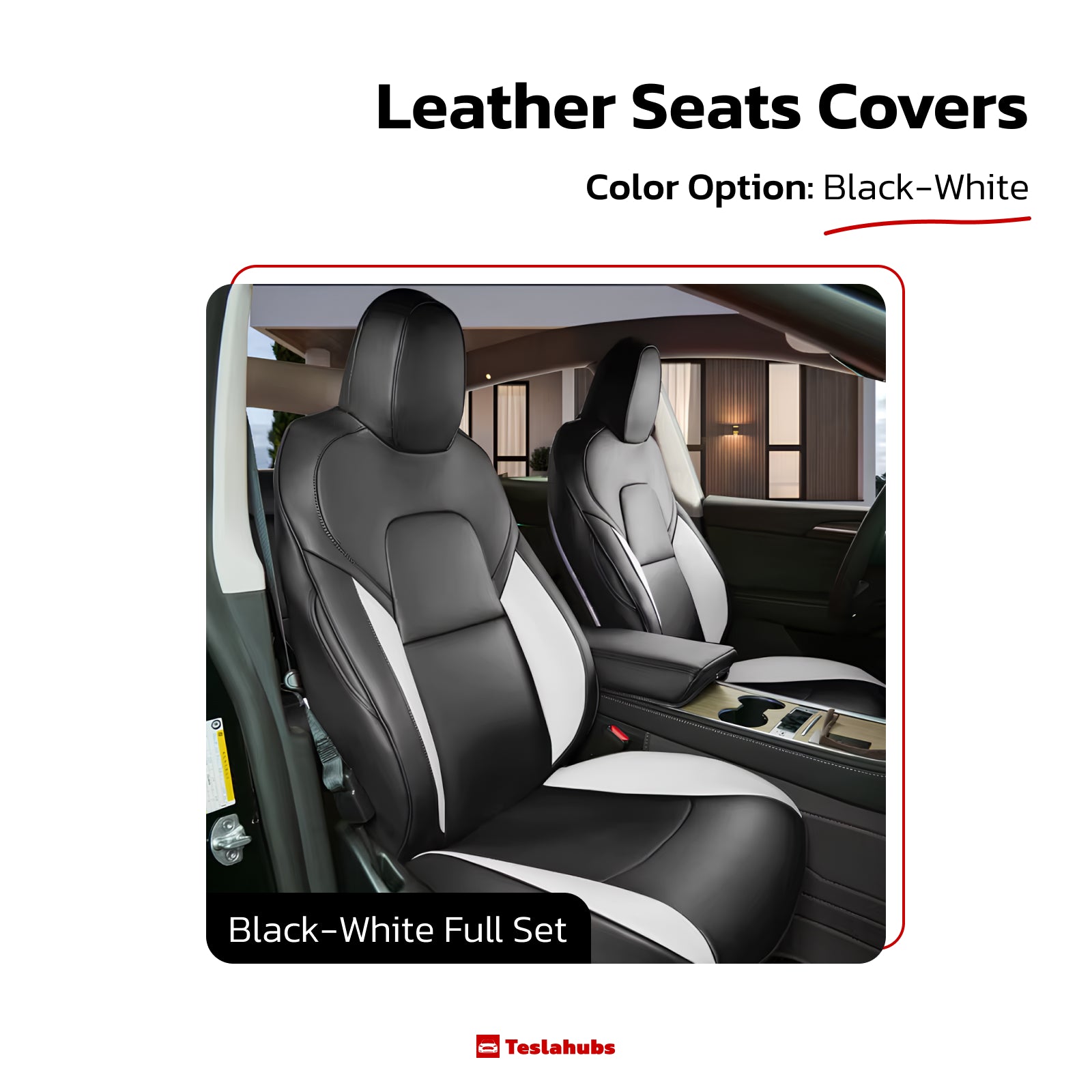 Teslahubs™ Leather Seat Covers