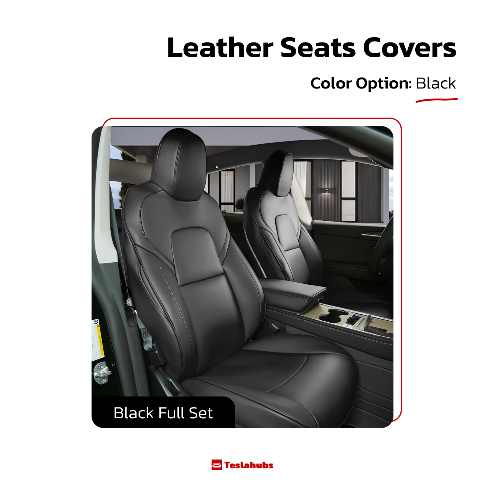 Teslahubs™ Leather Seat Covers