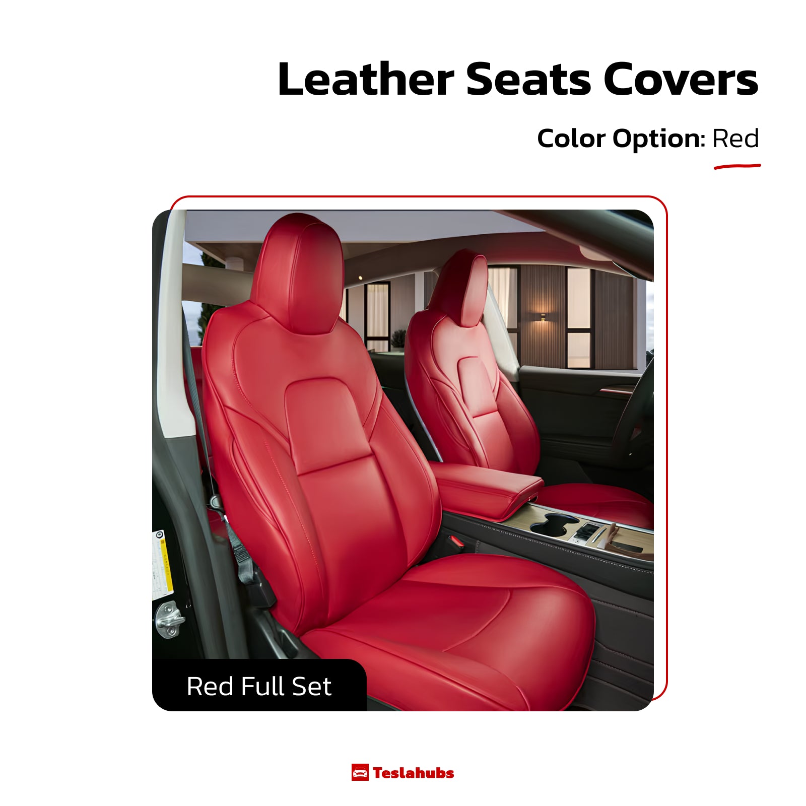 Teslahubs™ Leather Seat Covers