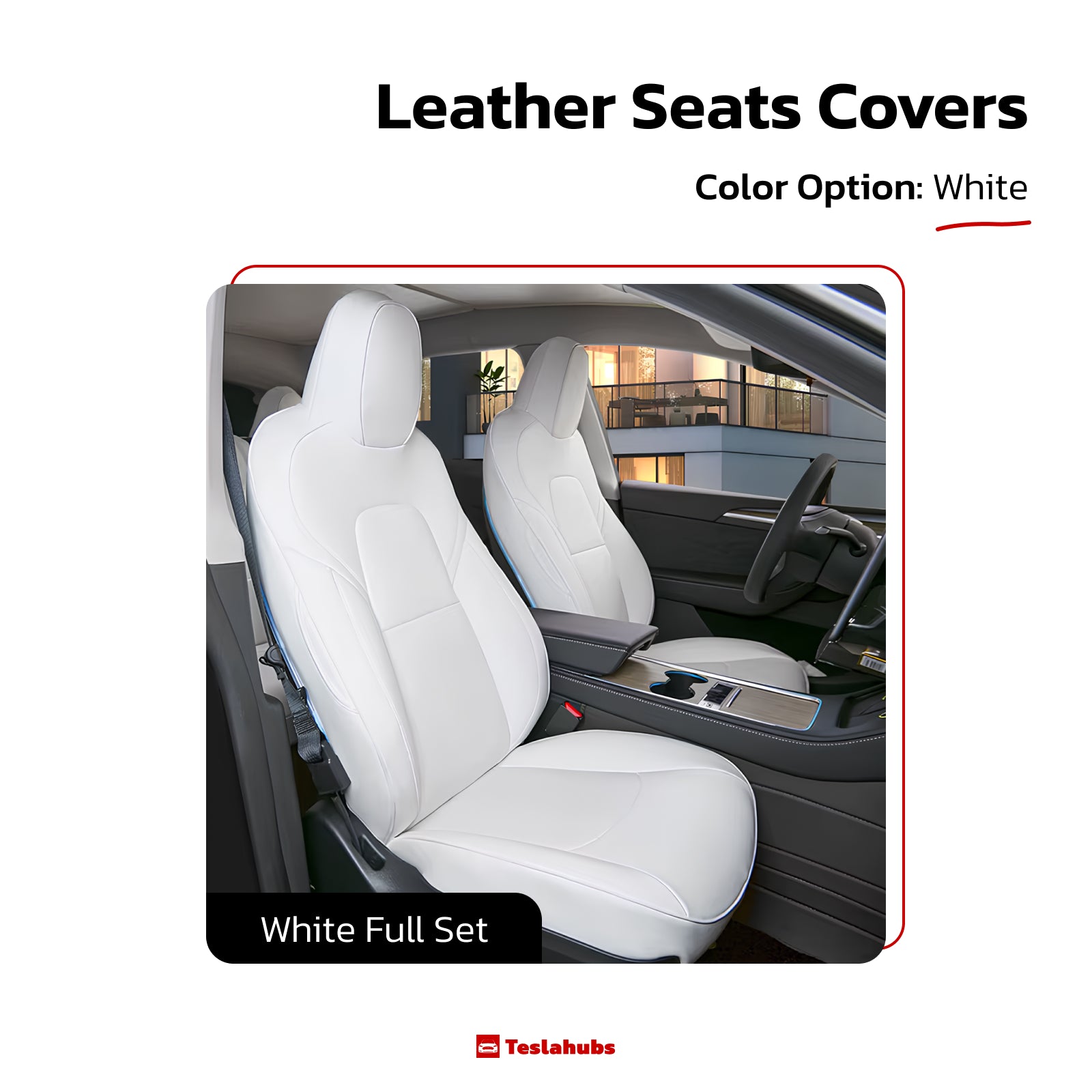 Teslahubs™ Leather Seat Covers