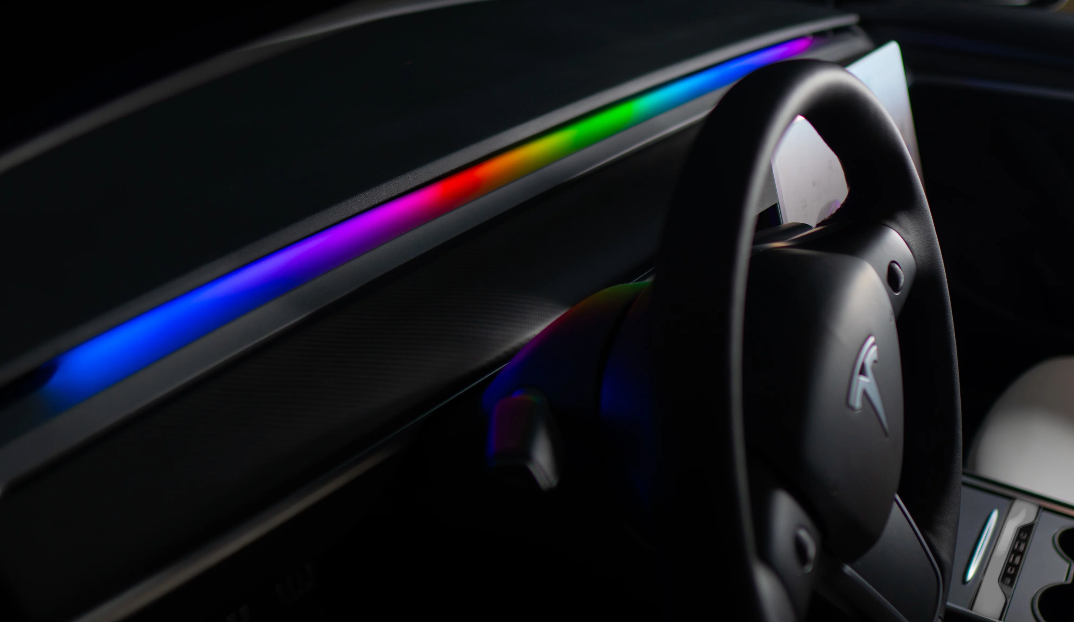 Customizing Your Tesla Interior with RGB Dash Light