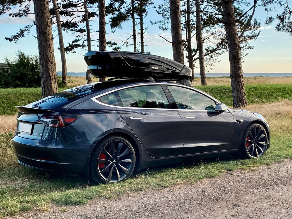 Tesla Model Y Rack Addition Roof Rack Installation on Tesla Model Y and Model 3 – Hub