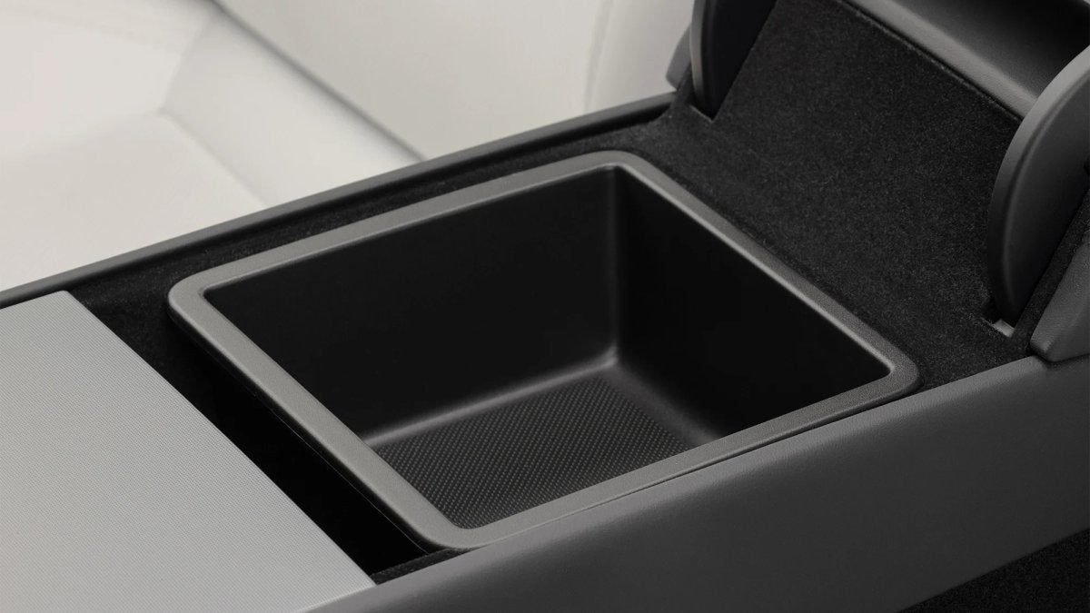 Tesla Adds Sliding Center Console Trays for the New Model Y to Its Shop