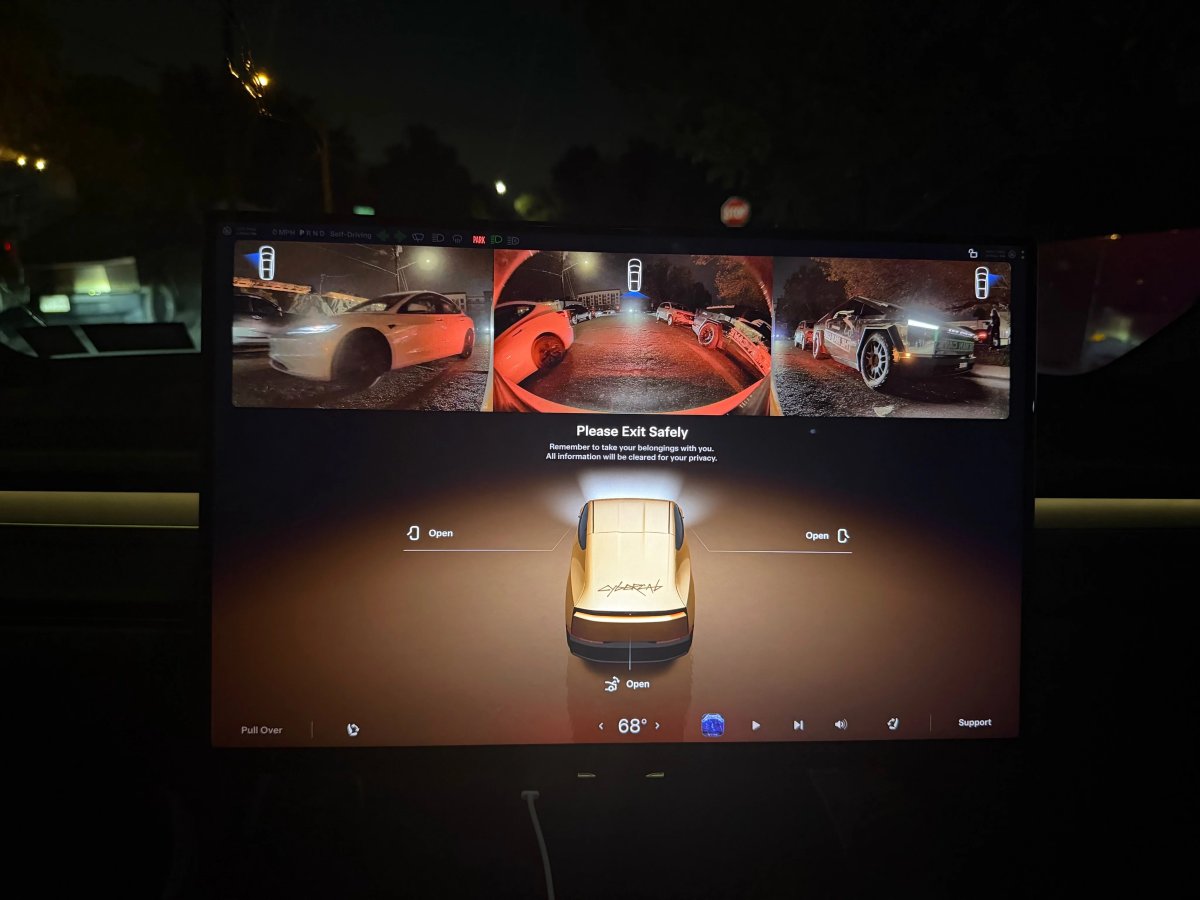Tesla Developing On-Demand Rear and Repeater Views for Cybercab