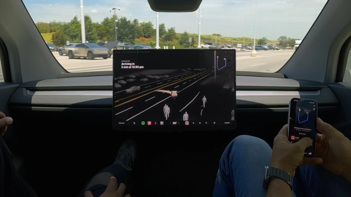 Tesla Cybercab Can Be Driven Using Just the Screen [VIDEO]