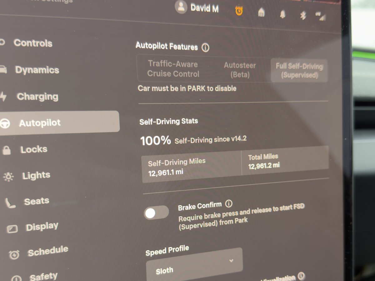 Tesla Owner Reaches Almost 13,000 Miles of Intervention-Free FSD Driving