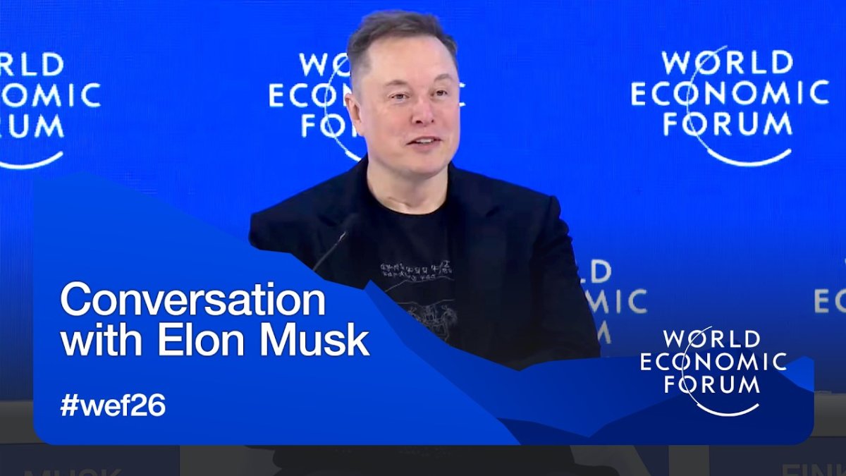 Elon Musk Discusses Tesla's Mission, Solar, Optimus and Space at WEF [VIDEO]