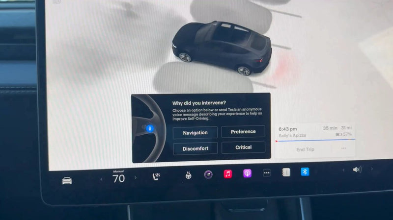 Tesla Updates FSD Disengagement Menu, Again: Smaller, Less Intrusive a ...
