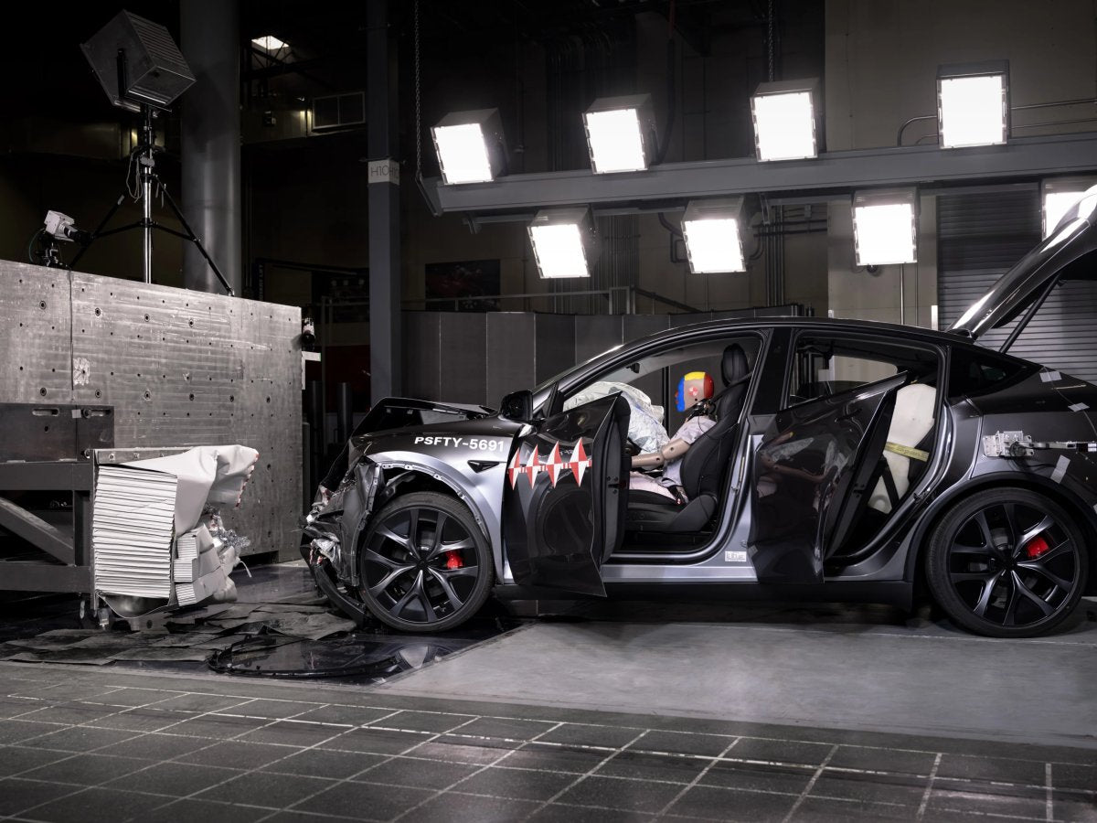 Tesla Model Y Earns Top Safety Pick+ Award from IIHS