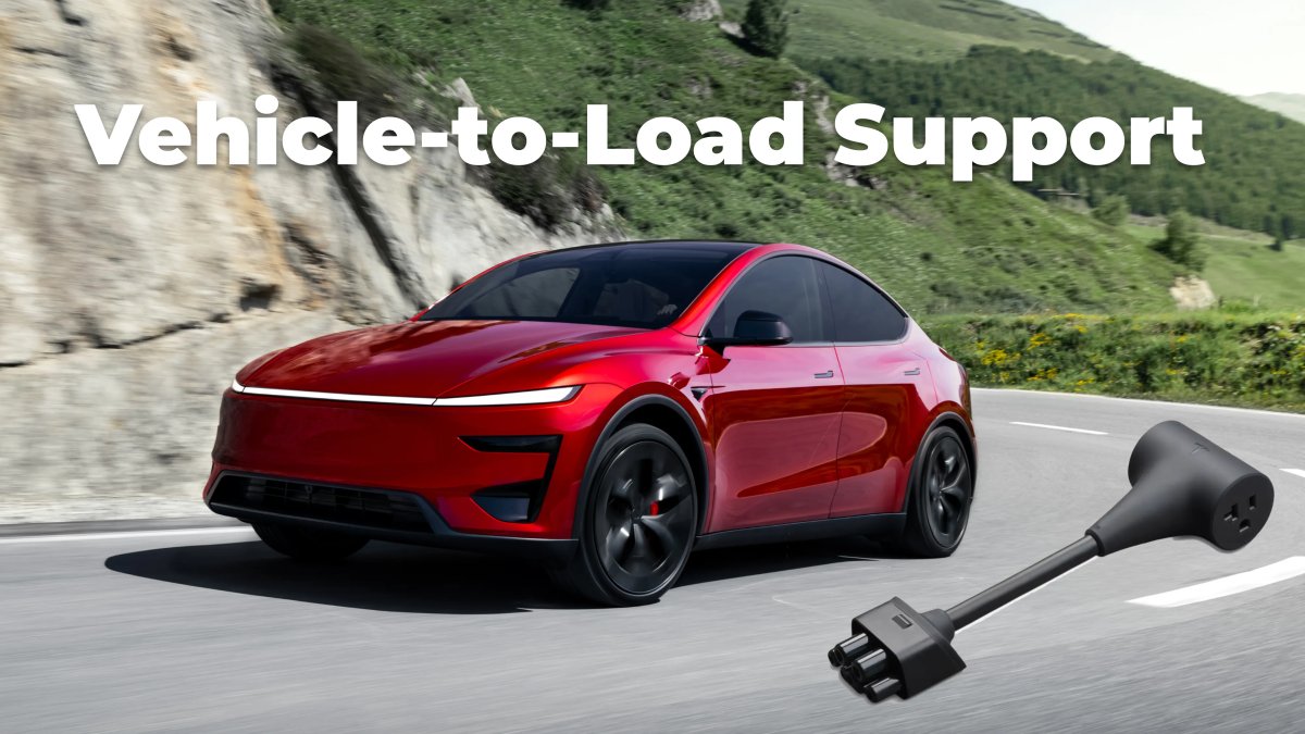 Tesla Adds Vehicle-to-Load (V2L) to Model Y Premium — Check If Yours Is Compatible