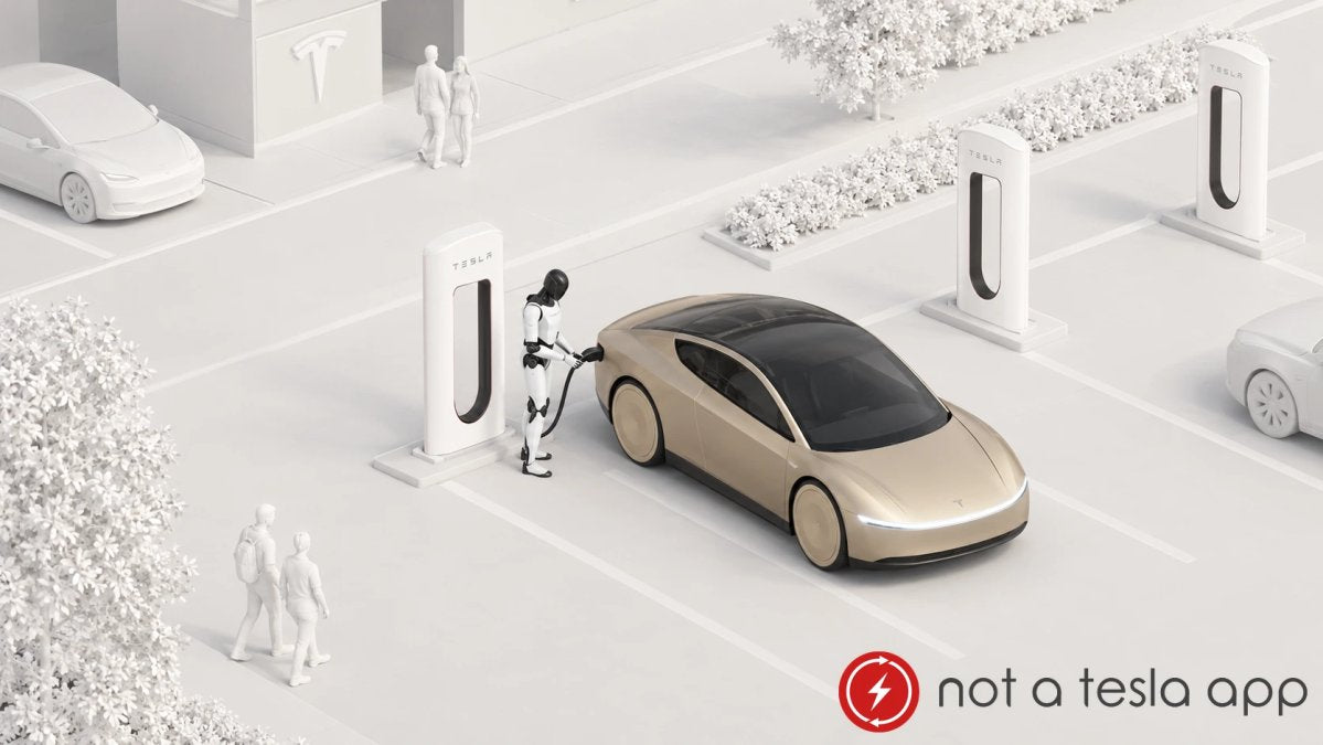 Optimus Robots To Plug In Tesla Robotaxis Until Wireless Charging